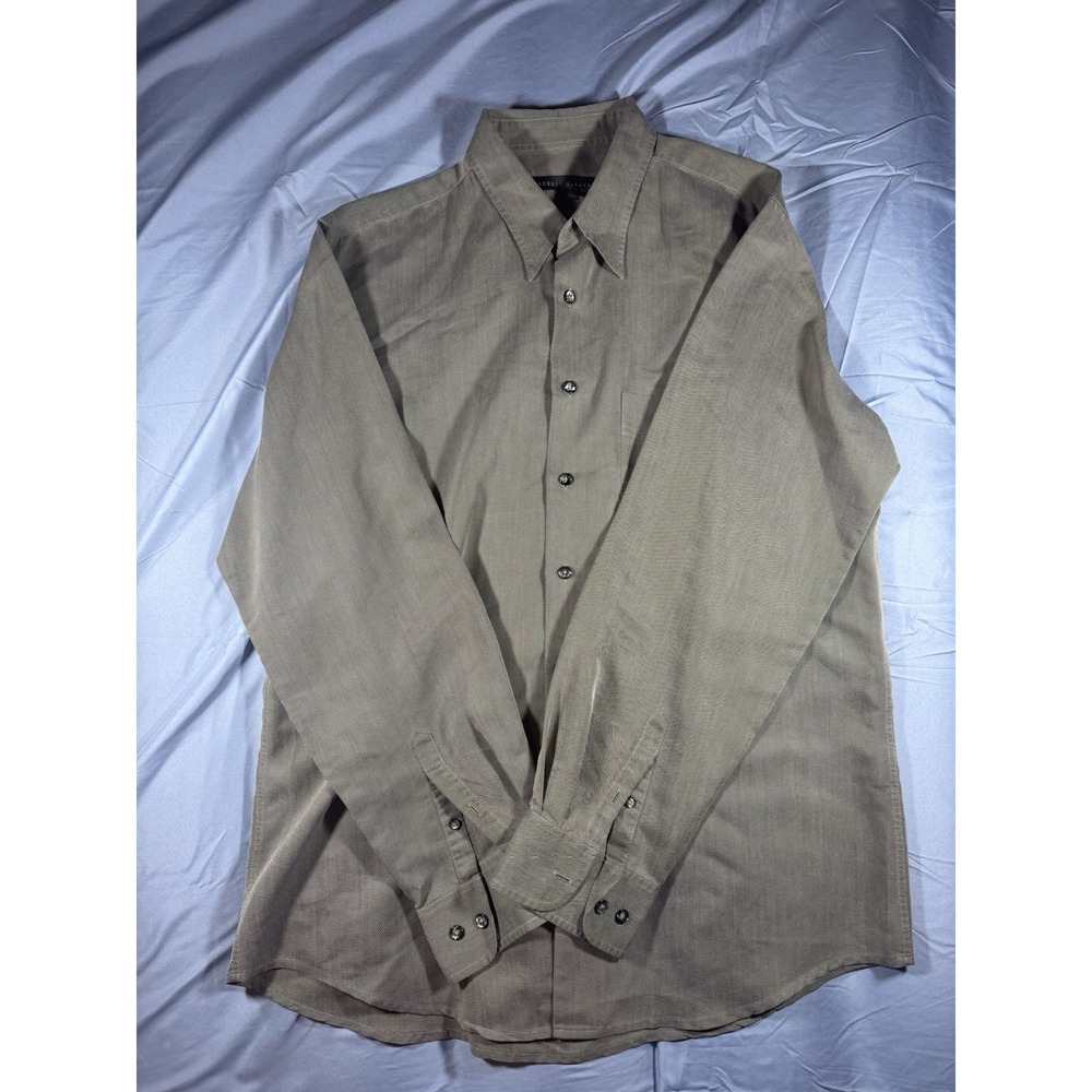 Robert Barakett Men's Gray Long Sleeve Button Up Size XL